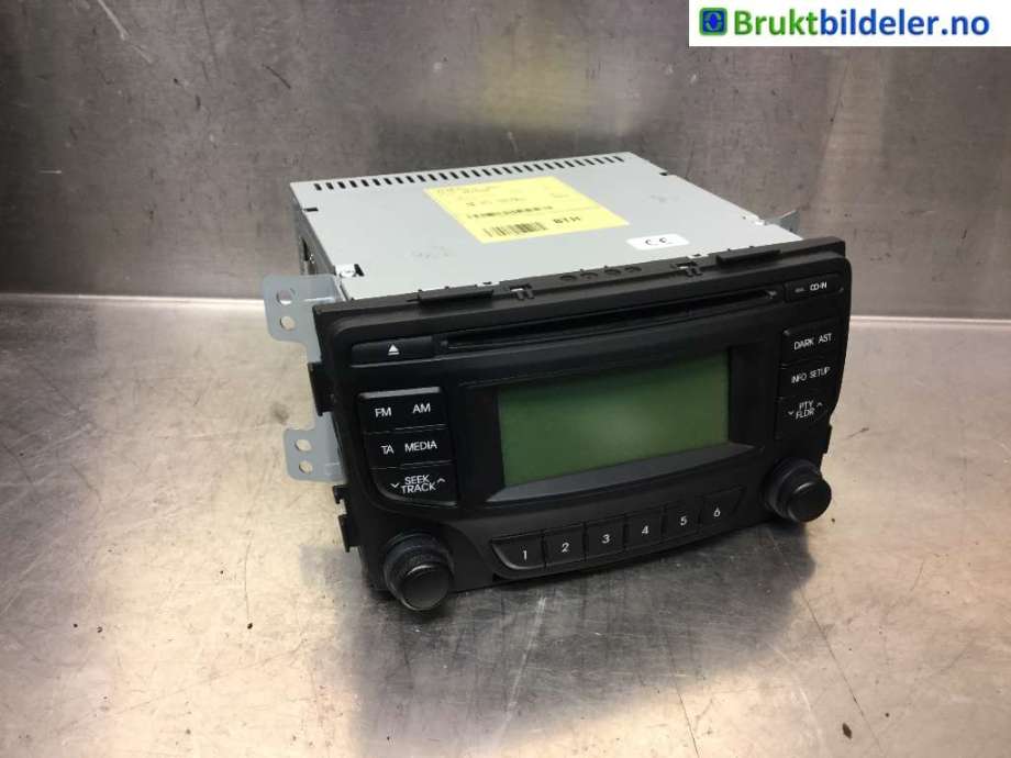 Bilstereo til Hyundai Ix20, 2010-2017  (HYUNDAI|96160 1K050)