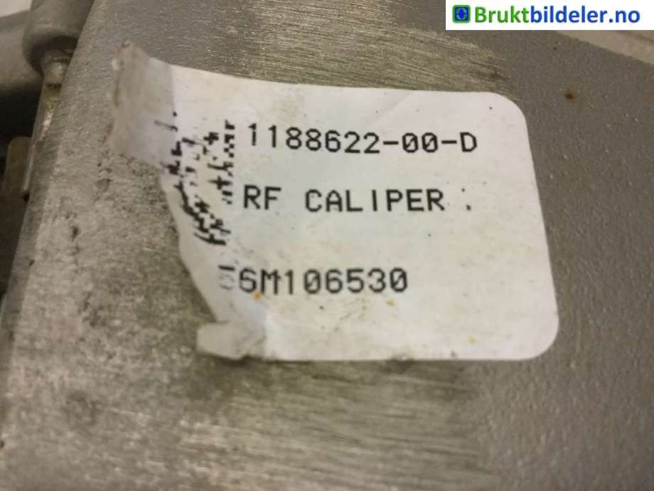 Bremsecaliper høyre foran til Tesla Model Y 2021-2024 (Type I)  (TESLA|1188622-00-D|)