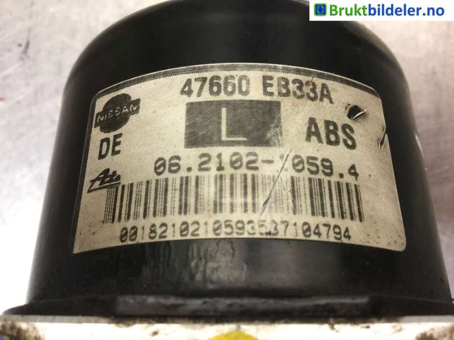 ABS sentral til Nissan Navara 2005-2010 (Fase 1) (D40) (D40) (NISSAN|47660-EB33A|06.2102-1059.4|)