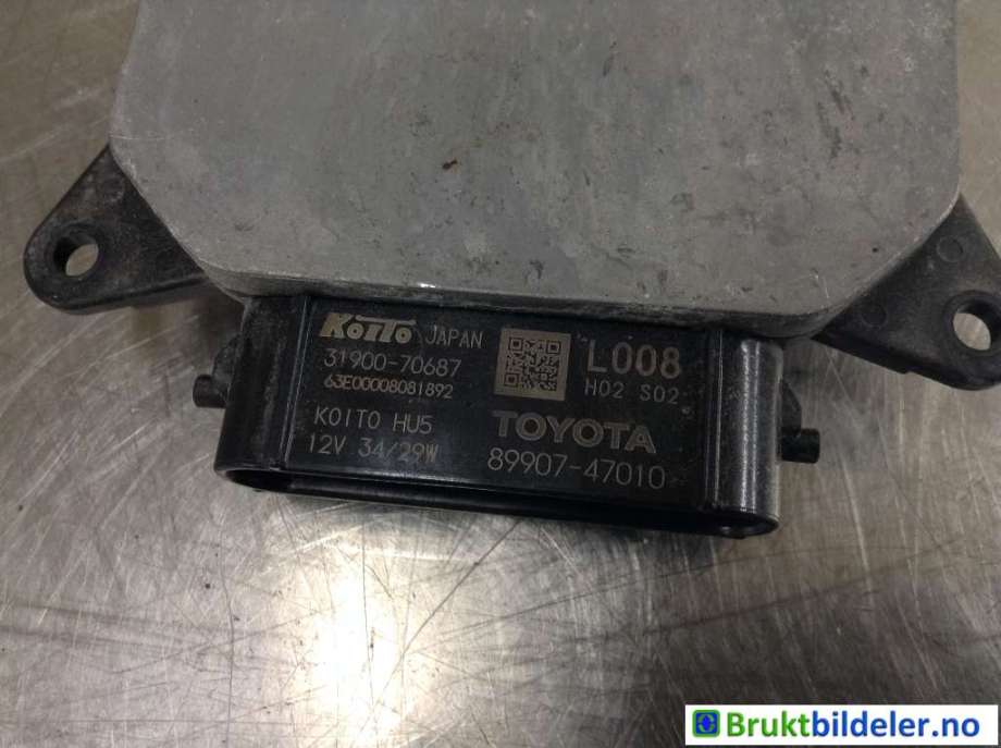 Styreenhet xenon/ballast til Toyota Prius 2016-2023 (Type IV) (combi) (combi) (TOYOTA|89907-47010|31900-70687|)