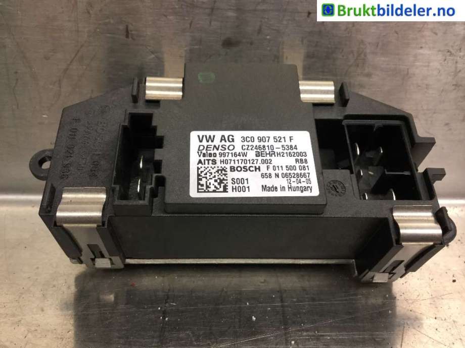 Varmeapparat motstand til VW Passat, 2011-2015 (B7) (B7) (VOLKSWAGEN|3C0 907 521 F)
