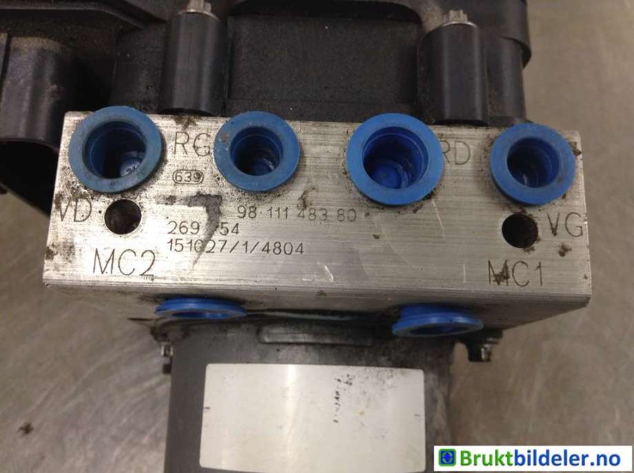 ABS sentral til Peugeot Partner 2015-2019 (Type II, Fase 2)  (PEUGEOT|9811148380|0 265 956 416|2 265 106 516)