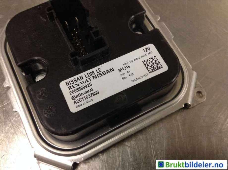 Styreenhet xenon/ballast til Nissan Leaf 2018-->> (Type II)  (NISSAN|26055 8992C|A2C11637900|)