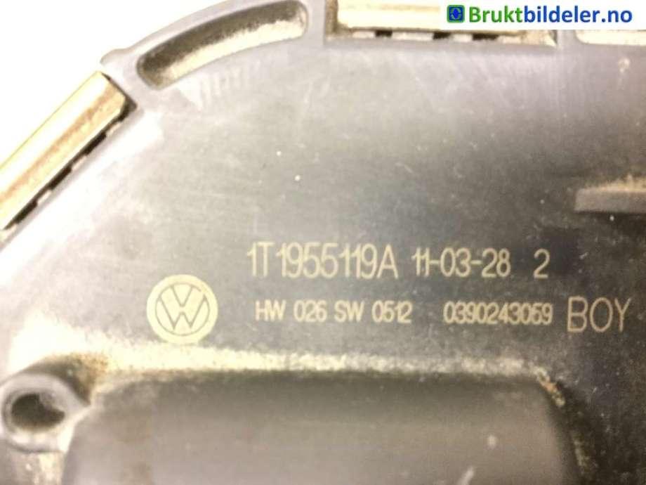 Viskermotor frontrute til VW Caddy 2010-2015 (Type III, Fase 2)  (VOLKSWAGEN|1T1 955 119 A|1 397 220 656|)