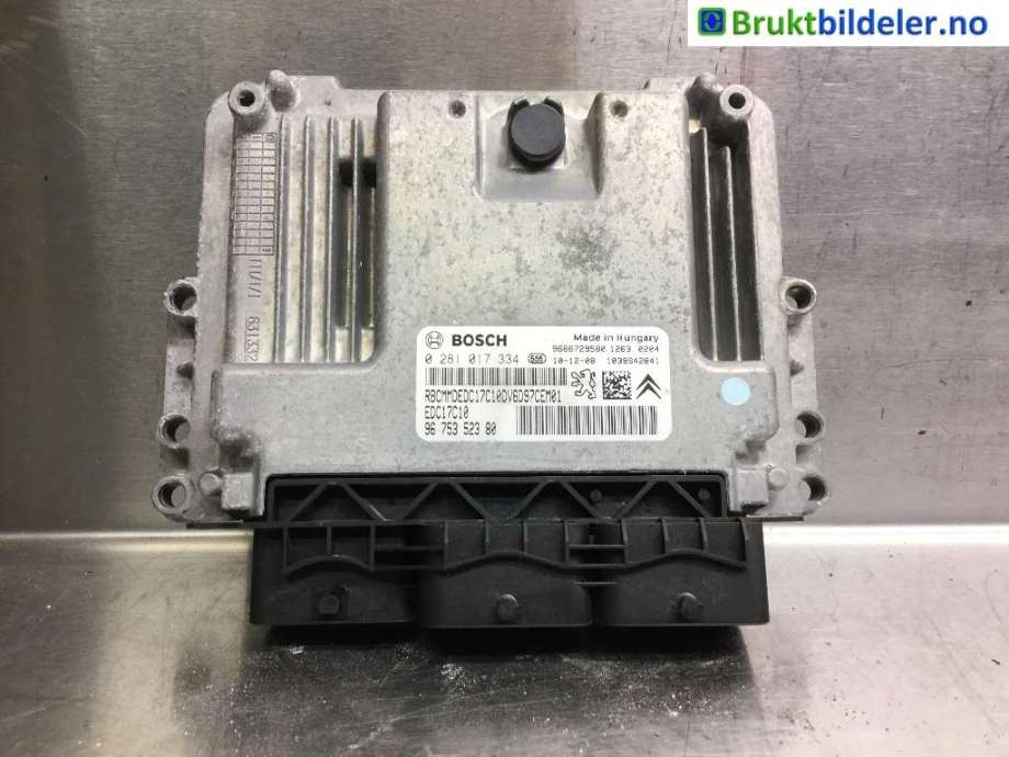 Styreenhet motor til Citroën Berlingo, 2008-2015 (Type II, Fase 1)  (CITROEN|96 753 523 80)