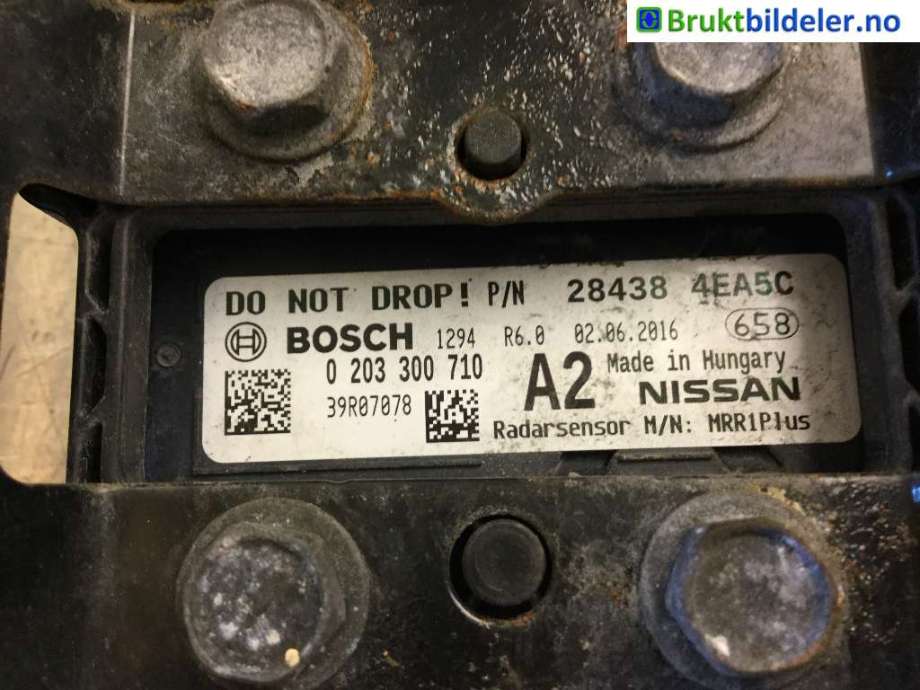 Sensor radar til Nissan Qashqai 2014-2021 (Type II)  (NISSAN|28438-4EA5B|0 203 300 710|)