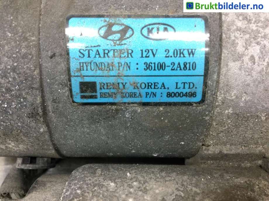 Starter diesel til Hyundai i40 2012-2017  (HYUNDAI|361002A810|)