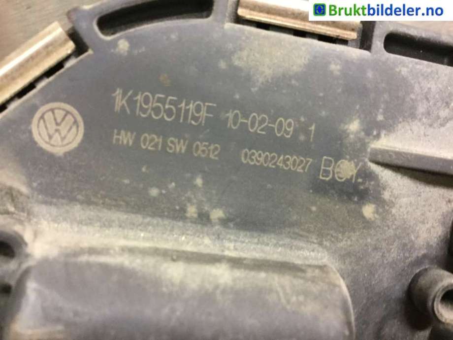 Viskermotor frontrute til VW Golf VI 2008-2012  (VOLKSWAGEN|1K1955119 F|)