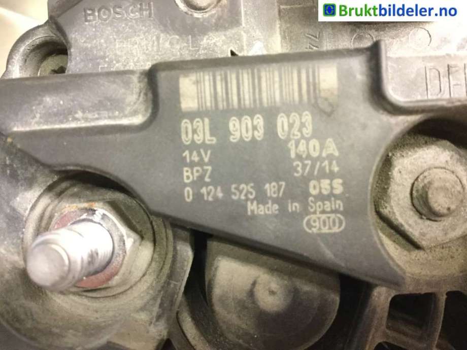 Dynamo til Škoda Superb 2008-2015 (Type II)  (SKODA|06F 903 023|)