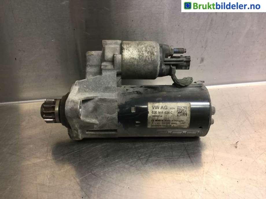 Starter diesel til Škoda Superb, 2008-2015 (Type II)  (SKODA|02E 911 024 C)