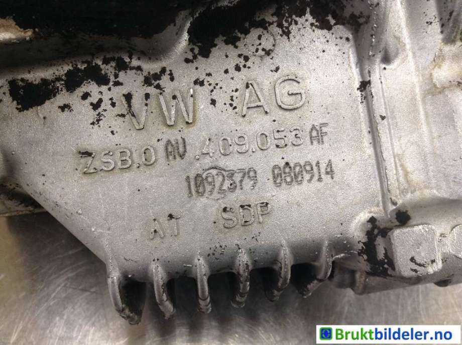 Girkasse 4WD fordelingskasse til Škoda Superb 2008-2015 (Type II)  (SKODA|0AV 409 053 AF|PQP;PQS|)