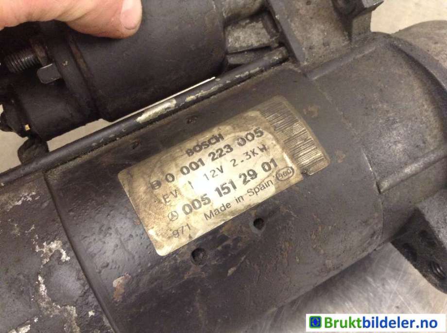 Starter diesel til Mercedes ML 1997-2005 (W163) (W163) (MERCEDES|A 005 151 29 01|0 001 223 005|)