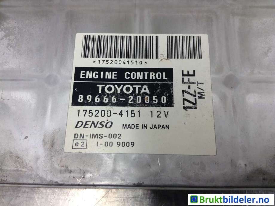 Styreenhet motor til Toyota Celica 2000-2005 (Type VII)  (TOYOTA|89666-20050|175200-4151|)
