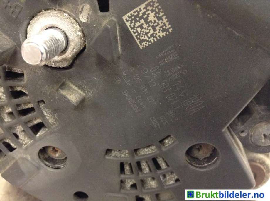 Dynamo til VW Passat 2011-2015 (B7) (B7) (VOLKSWAGEN|03L 903 024 F|0 125 811 027|)