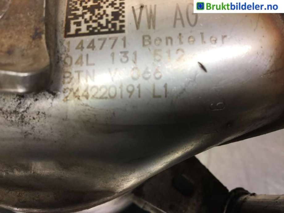 EGR-kjøler til VW Golf VII 2012-2017 (Fase 1)  (VOLKSWAGEN|04L 131 512|)