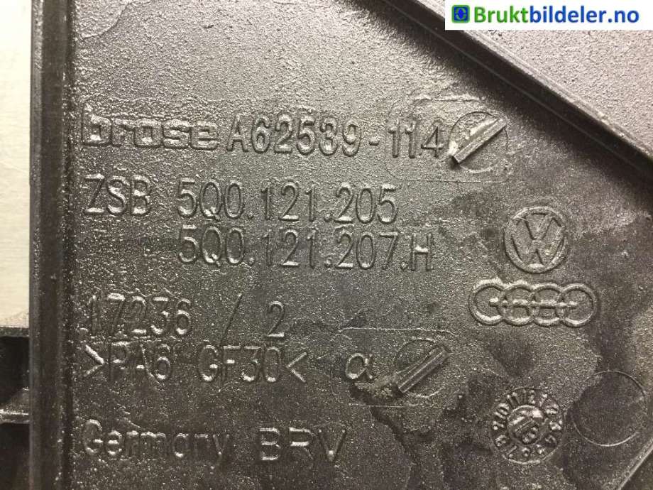 Kjølevifte til VW Golf VII 2012-2017 (Fase 1)  (VOLKSWAGEN|5Q0 121 203 G||5Q0 959 455 F)