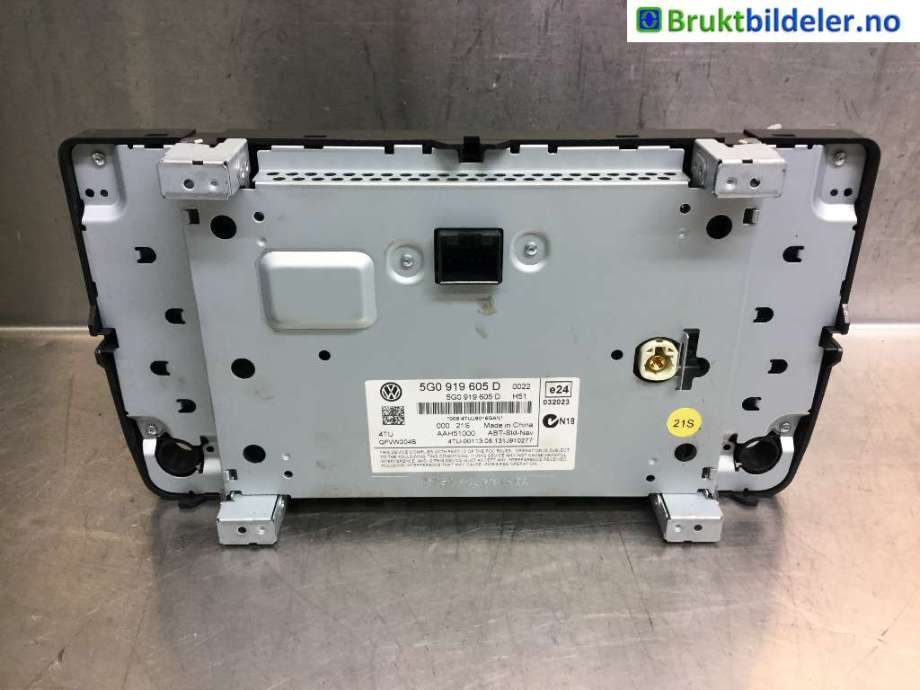 Instrument kjørecomputer til VW Golf VII 2012-2017 (Fase 1)  (VOLKSWAGEN|5G0 919 605 D|)