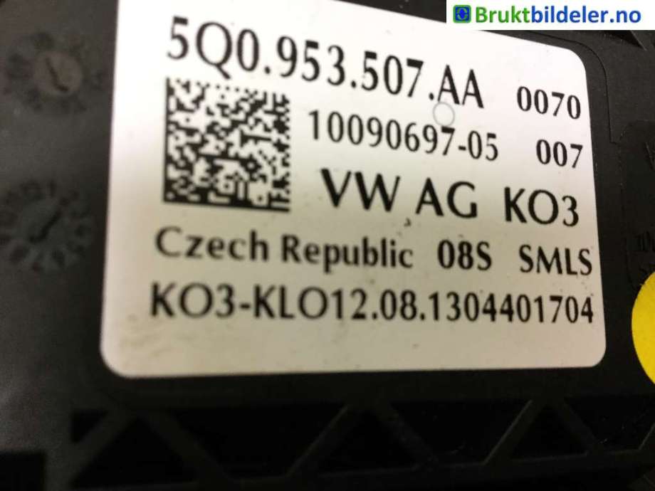 Bryter combi til VW Golf VII 2012-2017 (Fase 1)  (VOLKSWAGEN|5Q0 953 507 AA|)