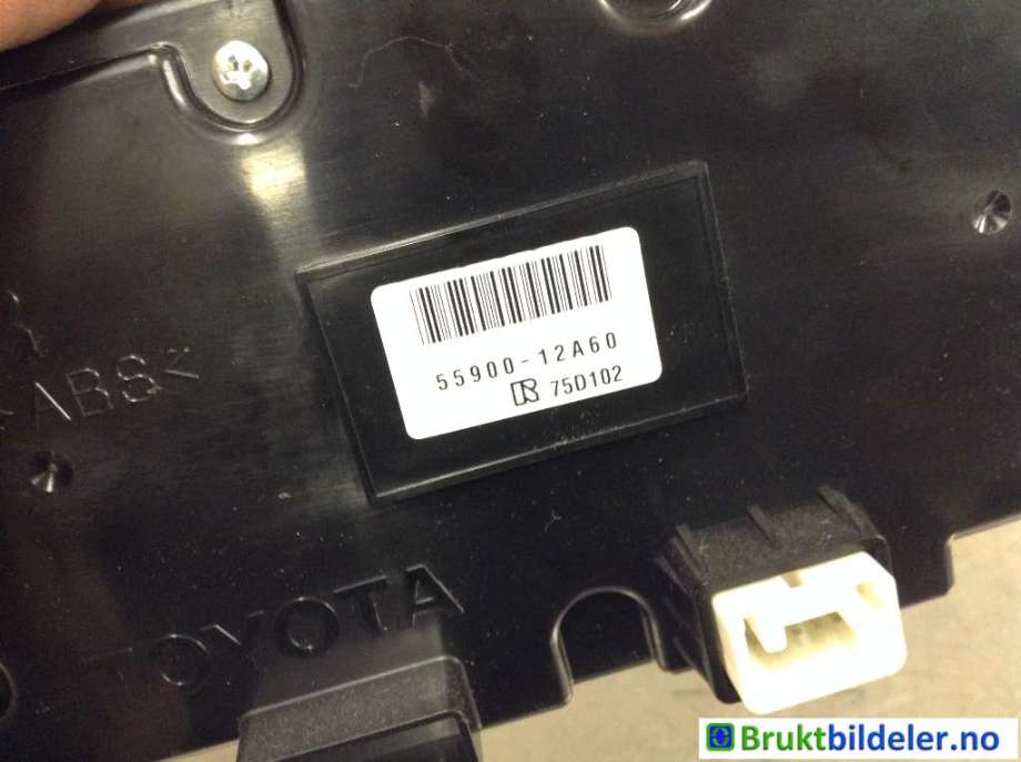 Varmeapparat betjening til Toyota Corolla 2007-2013  (TOYOTA|55900-12A60|)