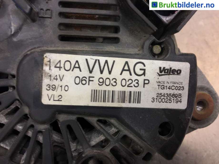 Dynamo til Škoda Superb 2008-2015 (Type II)  (SKODA|06F 903 023 P|TG14C023|)