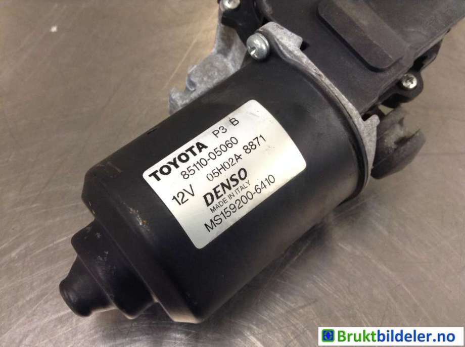 Viskermotor frontrute til Toyota Avensis 2003-2008 (Type II)  (TOYOTA|85110-05060|MS159200-6410|)