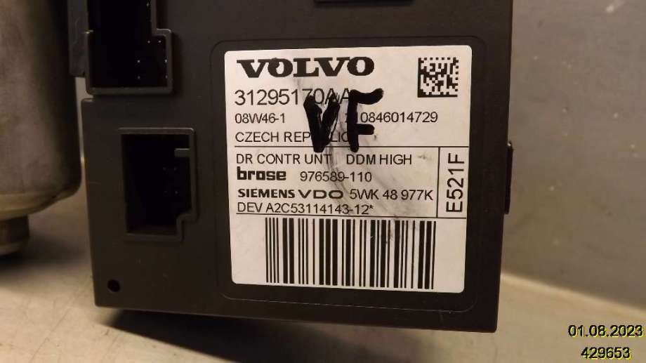 Ruteheis venstre foran til Volvo S40 2008-2012 (Type II, Fase 2)  (VOLVO|31295170AA|976589110)