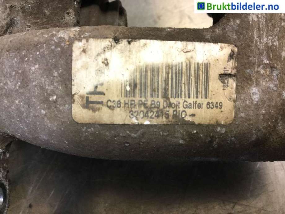 Bremsecaliper høyre bak til Peugeot Partner 2008-2015 (Type II, Fase 1)  (PEUGEOT|32054077|32042415|)