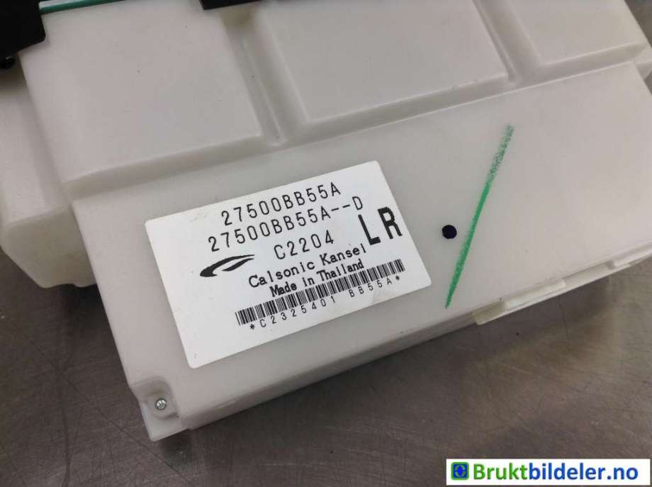 Varmeapparat betjening til Nissan Qashqai 2010-2014 (Type I, Fase 2) (NISSAN|27500BB55A||27500BB55A--D)