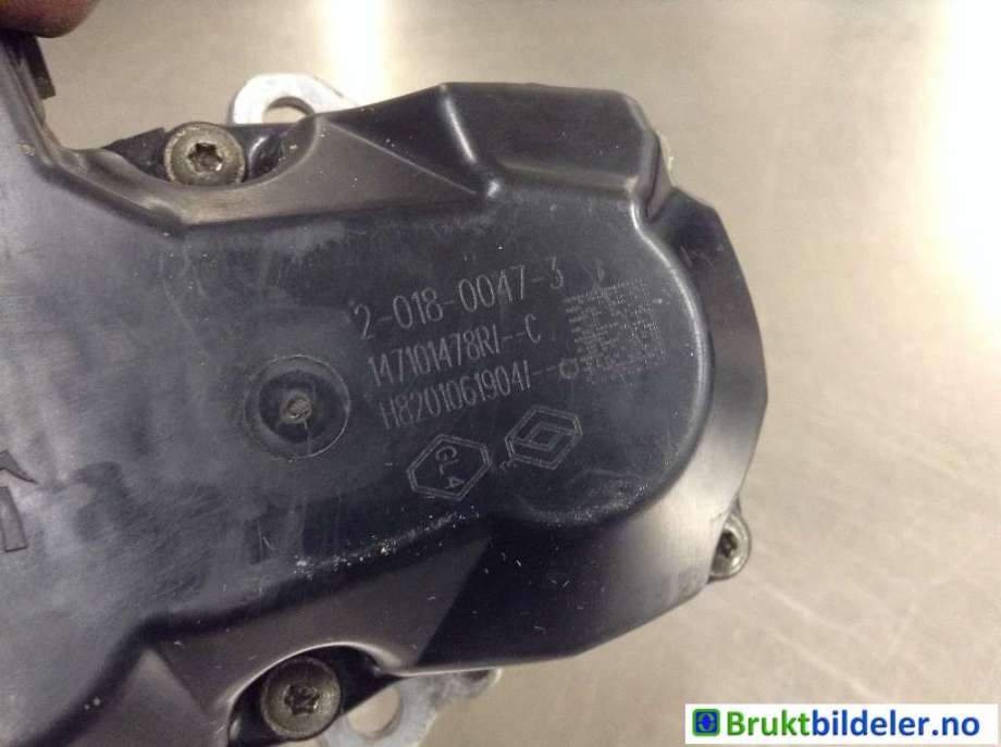 EGR-ventil til Nissan Qashqai 2010-2014 (Type I, Fase 2) (NISSAN|H8201061904/--O||147101478R/--C)