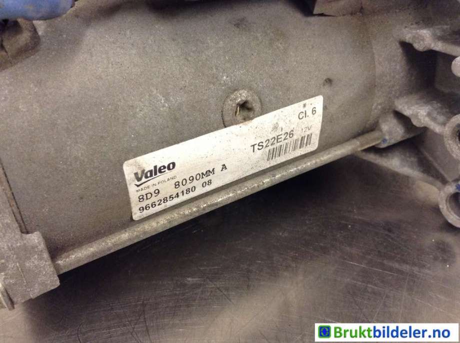 Starter diesel til Peugeot Partner 2019-->> (Type III)  (PEUGEOT|9662854180-08|TS22E26|)