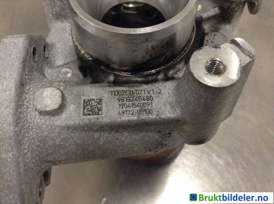 Turbo til Peugeot Partner 2019-->> (Type III)  (PEUGEOT|98 132 454 80|49172-03100|)