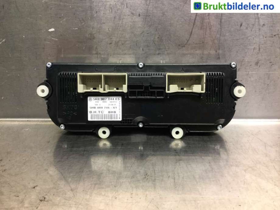 Varmeapparat betjening til VW Golf VI 2008-2012  (VOLKSWAGEN|5K0 907 044 ES|5HB 009 746-61|)