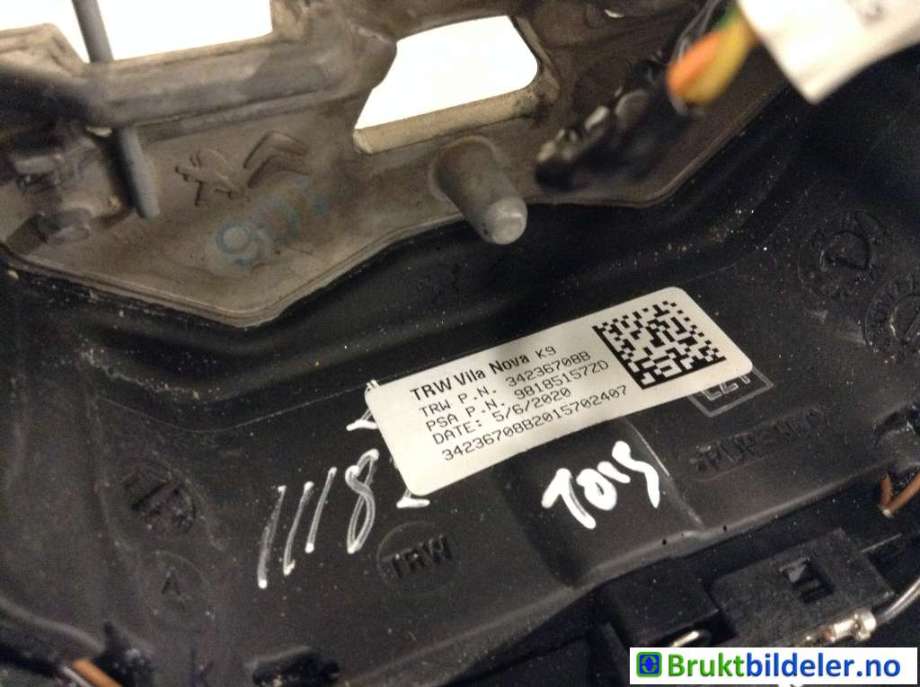 Ratt til Peugeot Partner 2019-->> (Type III)  (PEUGEOT|98185157ZD|)