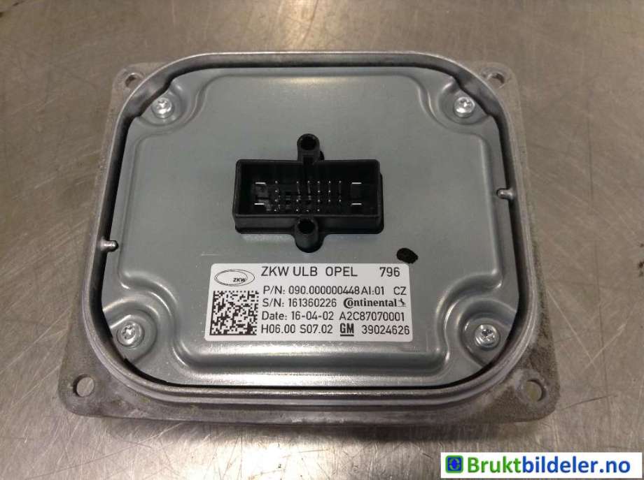 Styreenhet xenon/ballast til Opel Astra K 2015-->>  (OPEL|161360226|090.000000448 AI:01|A2C870070001)