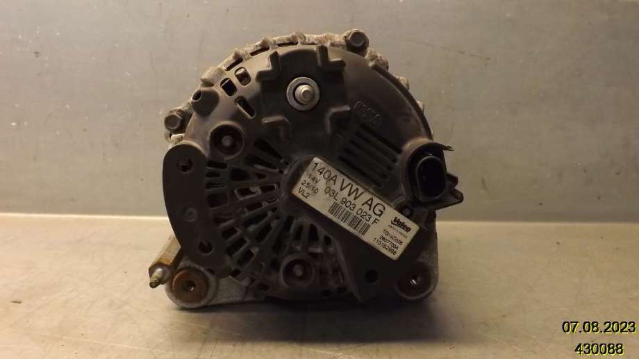 Dynamo til VW Tiguan 2011-2016 (Type I, Fase 2) (VOLKSWAGEN|03L 903 023 F|2607703A|03L903023F)