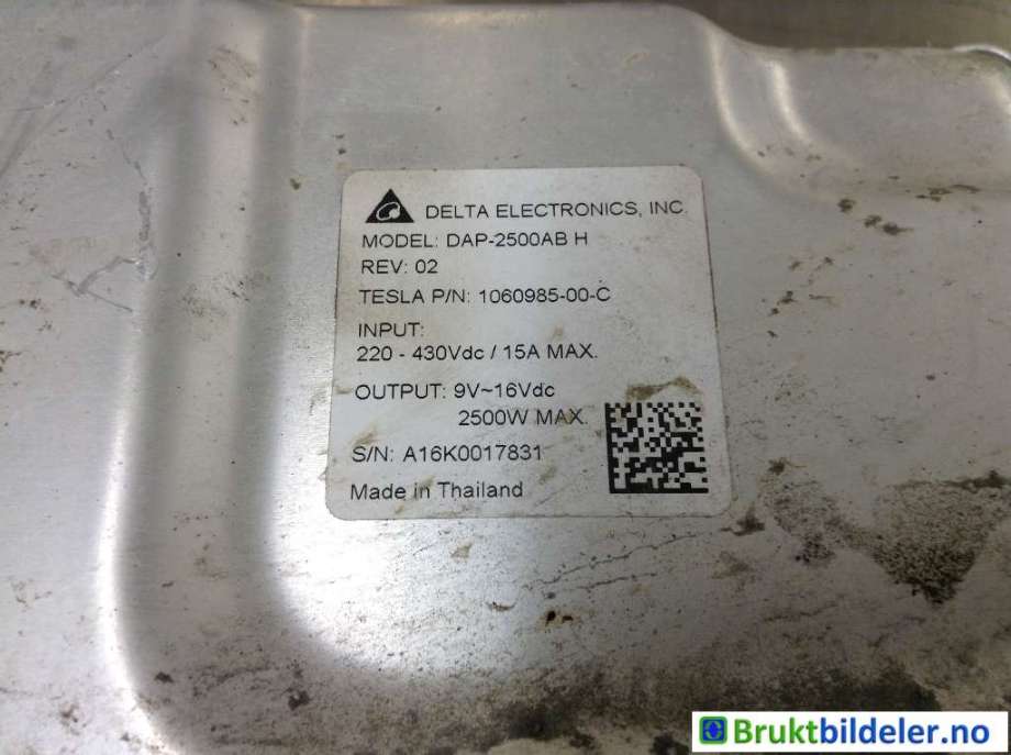 DCDC converter hybrid til Tesla Model X 2016-->>  (TESLA|1060985-00-C|)