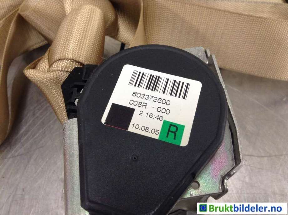 Sikkerhetsbelte foran høyre til Mercedes ML 2005-2011 (W164) (W164) (MERCEDES||603372600)