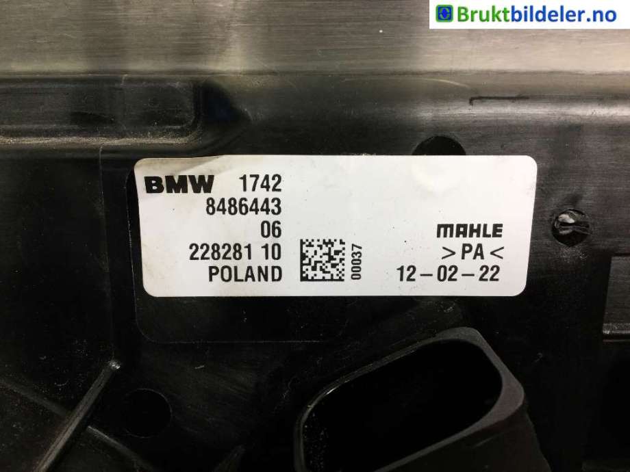 Kjølevifte til Mini One/Cooper 2014-->> (F54-57) (F54-57) (17 42 8 486 443|)