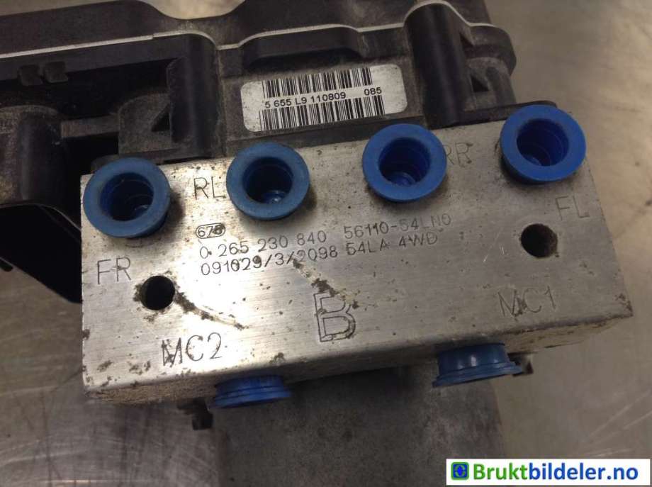 ABS sentral til Suzuki SX4 2009-2013 (Type I, Fase 2)  (SUZUKI|56110-54LN0|0 265 230 840|0 265 951 298)