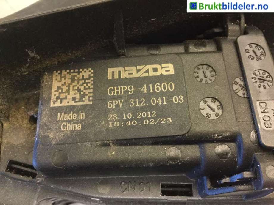 Pedal gass til Mazda CX-5 2012-2017 (Type I)  (MAZDA|GHP9 41600|312041-03|)