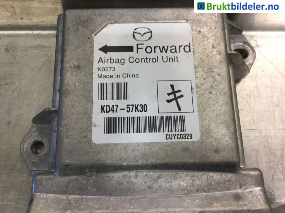 Airbag elektronikk til Mazda CX-5 2012-2017 (Type I)  (MAZDA|KD47 57 K30|)