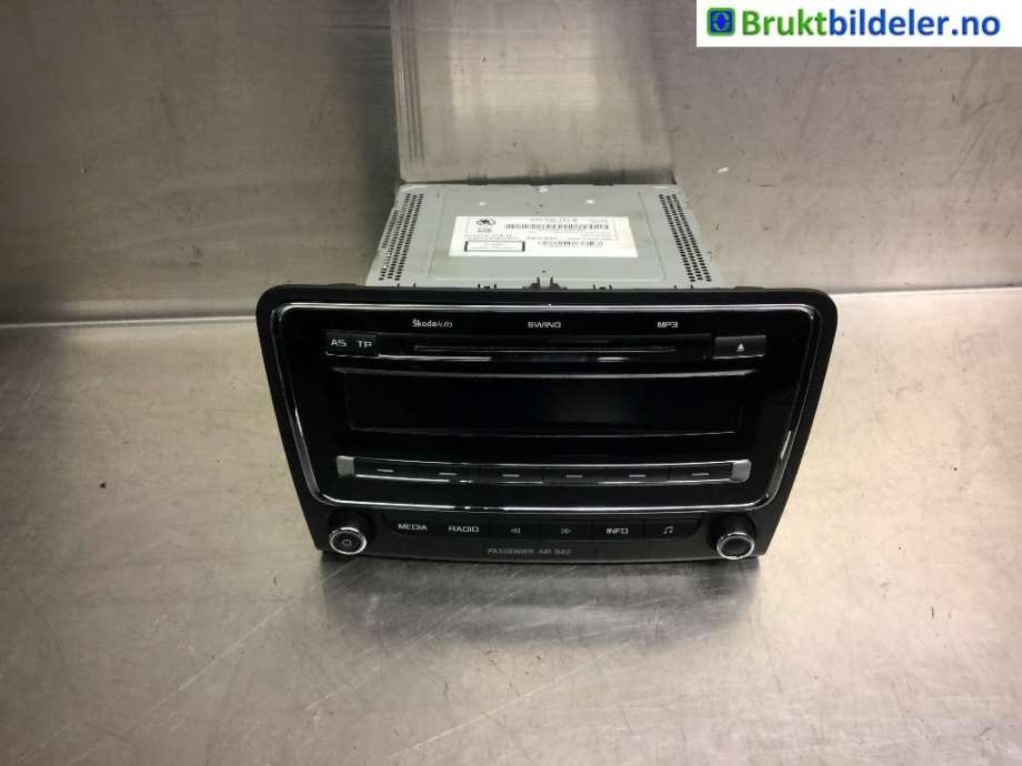 Bilstereo til Škoda Superb, 2008-2015 (Type II)  (SKODA|3T0 035 161 B)