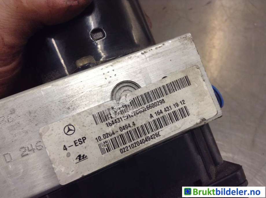 ABS sentral til Mercedes ML 2005-2011 (W164) (W164) (MERCEDES|A 164 431 19 12|10.0204-0494.4|10.0925-1559.3)