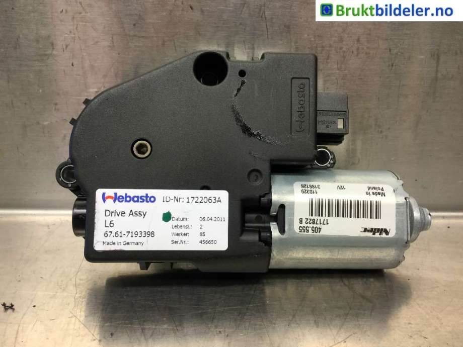 Takluke motor til BMW 5-Serie 2010-2017 (F10/F11) (F10/F11) (BMW|67 61 7 193 398|)