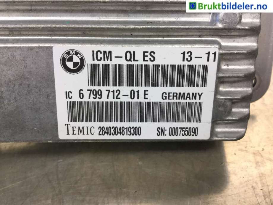 Styreenhet diverse til BMW 5-Serie 2010-2017 (F10/F11) (F10/F11) (BMW|6 799 712-01|)