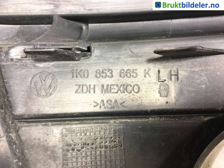 Frontlyktehus til VW Golf V, Combi 2003-2008  (VOLKSWAGEN|1K0 853 665 K|)