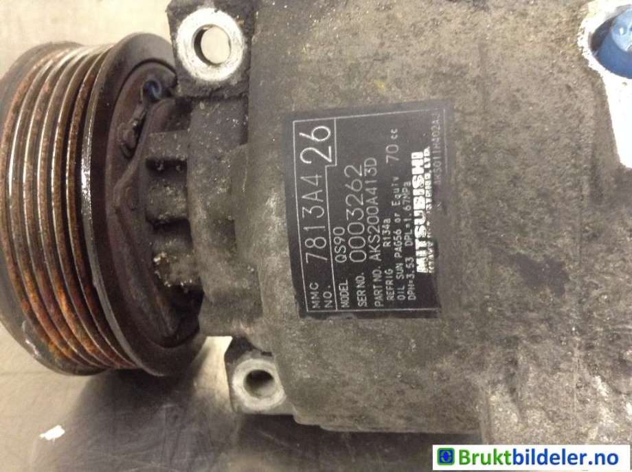Aircondition kompressor til Mitsubishi Outlander 2010-2012 (Type II, Fase 2) (MITSUBISHI|7813A426|AKS200A413D|)