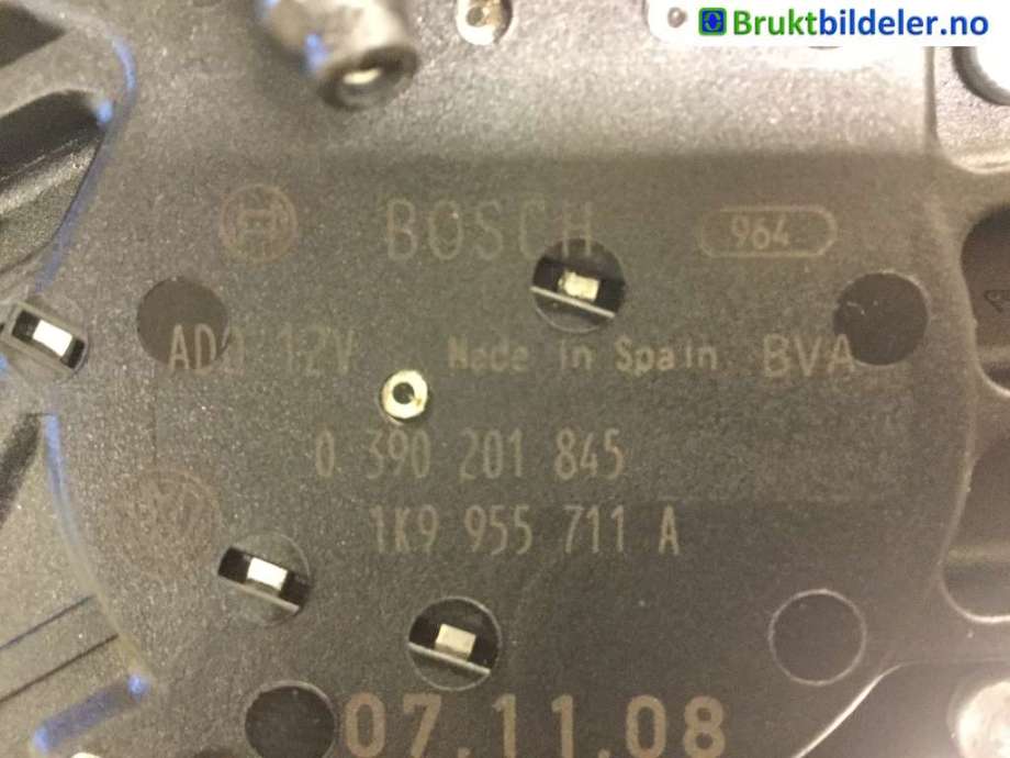 Viskermotor bakrute til VW Golf V, Combi 2003-2008 (VOLKSWAGEN|1K6955711C|0 390 201 845|)