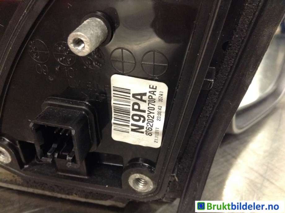 Speil høyre til Hyundai Ix35 2010-2015  (HYUNDAI|87620 2Y070|)