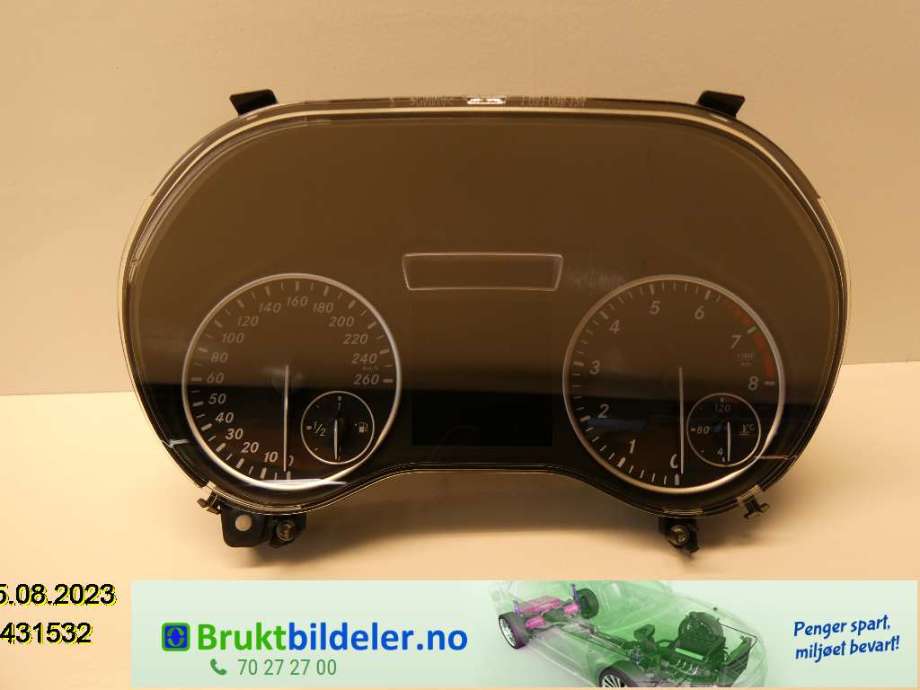 Instrumentpanel til Mercedes B-Klasse 2011-2018 (W246) (W246) (MERCEDES|A2469001607|0 263 681 337|A246 900 16 07)
